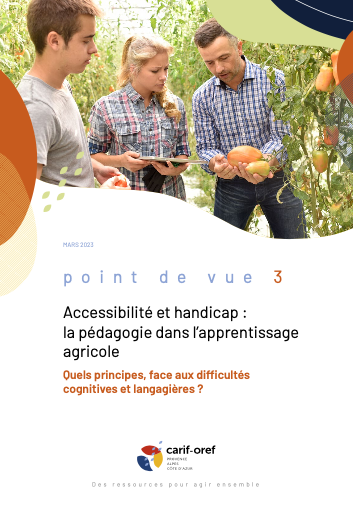 Point de vue 3 - pedagogie dans l'apprentissage agricole