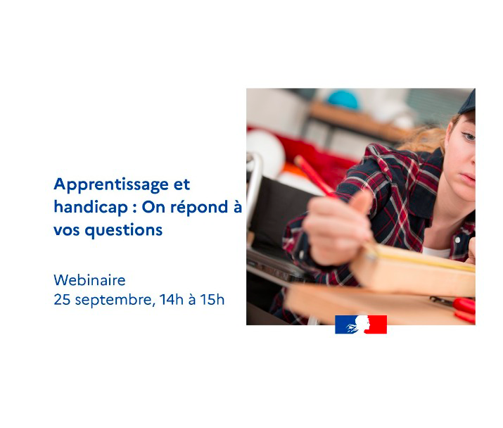 Webinaire National - Apprentissage et Handicap : Comment recruter et intégrer ?